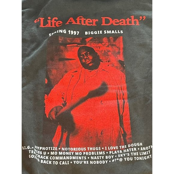 THE NOTORIOUS B. I. G. LIFE HOODIE SIZE S - Picture 6 of 9